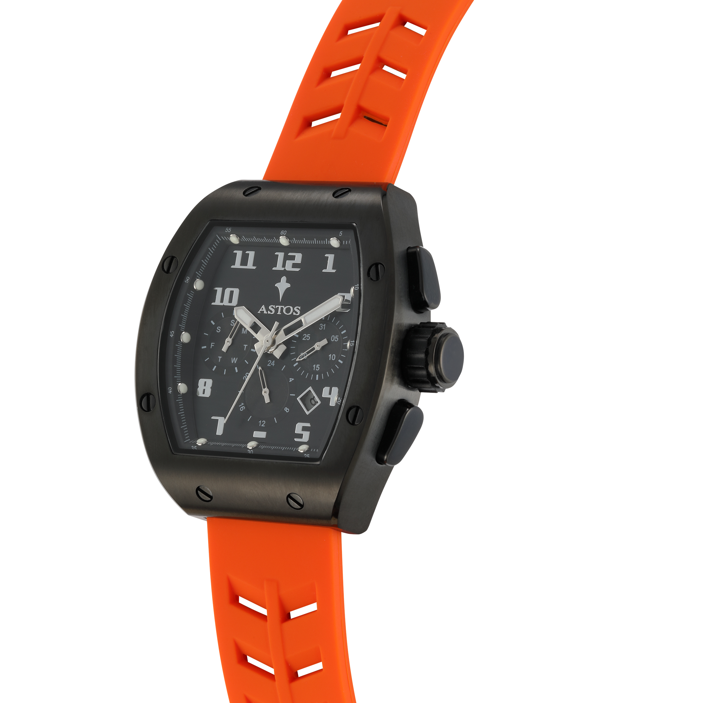 Millionaire 2.0 Black - Orange Strap