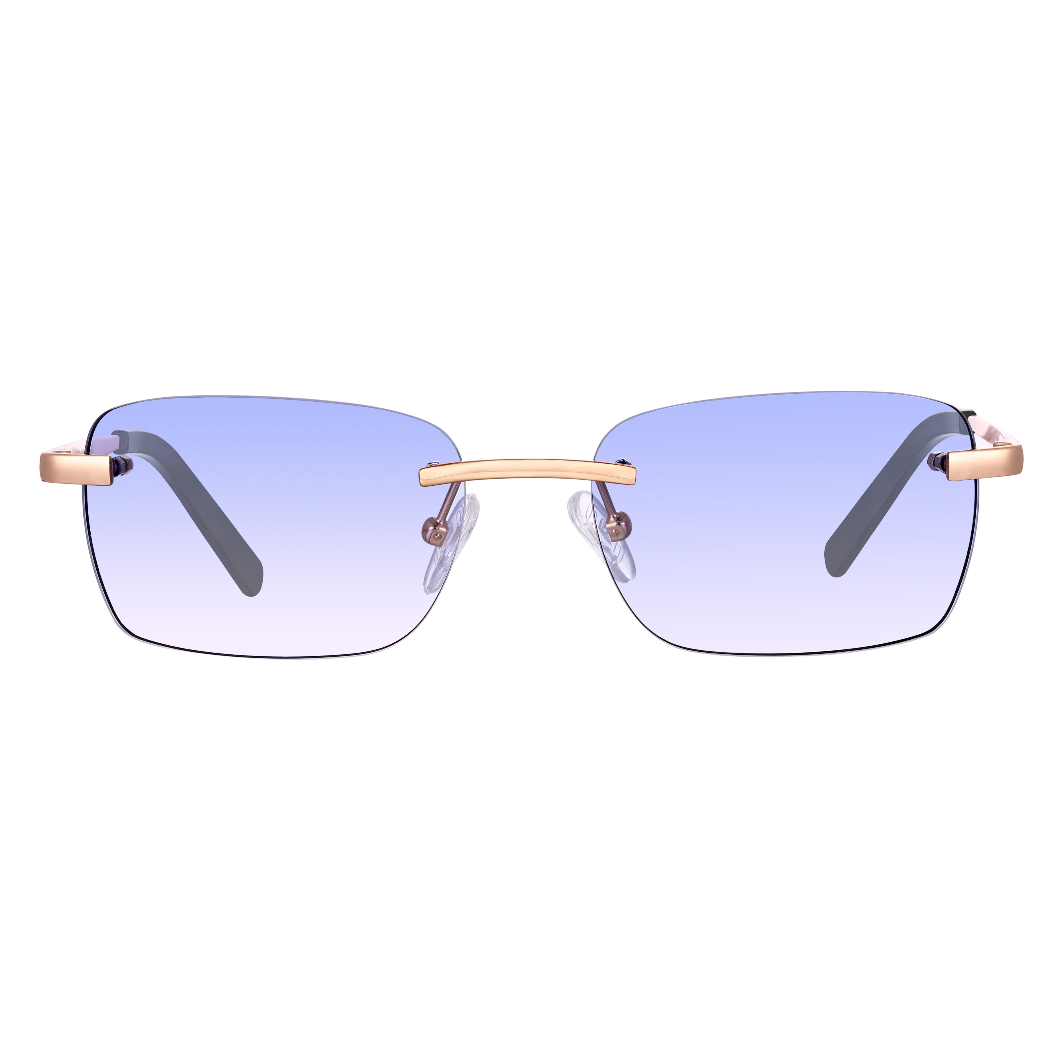 Women's Eyewear Blue gradient | 9K Gold plated