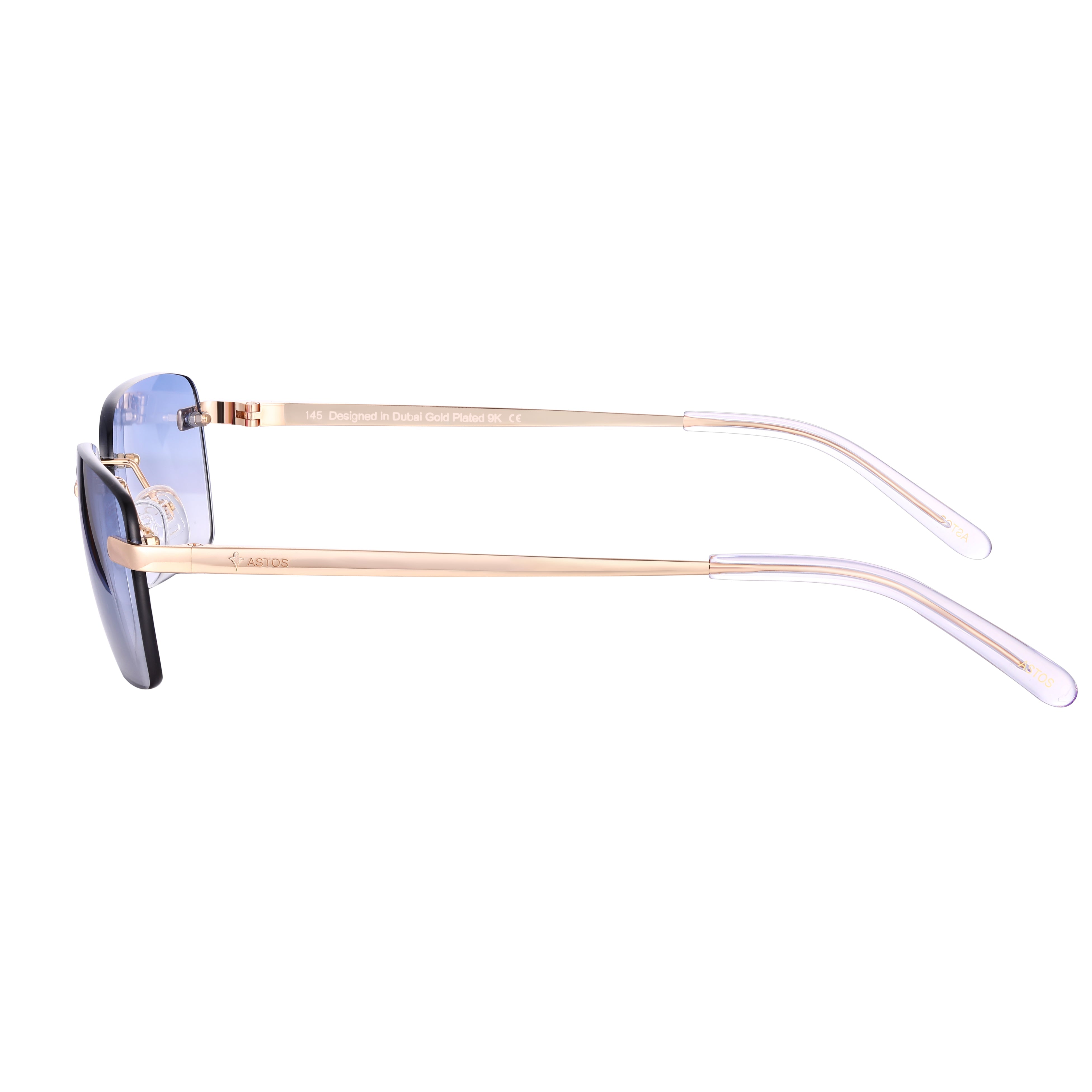 Women's Eyewear Blue gradient | 9K Gold plated